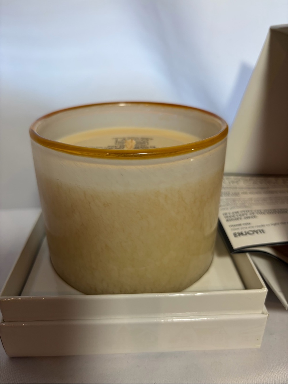 NWT LAFCO House & Home Collection- Farm House - Wheat Field Candle
